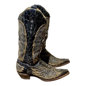 Women’s Corral Embroidered Wing & Cross #A1967 Western Core Boots Size 7M